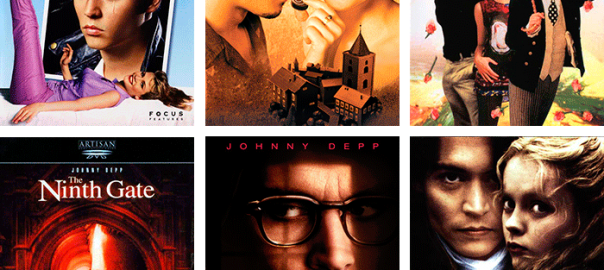 Mine Johnny Depp-favoritter. Filmplakater med Johnny. Carina Behrens. carinabehrens.com